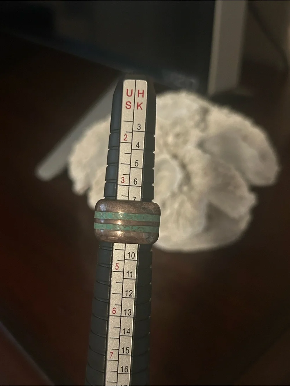 Wide Turquoise Inlay Sterling Silver Band Pinky Ring